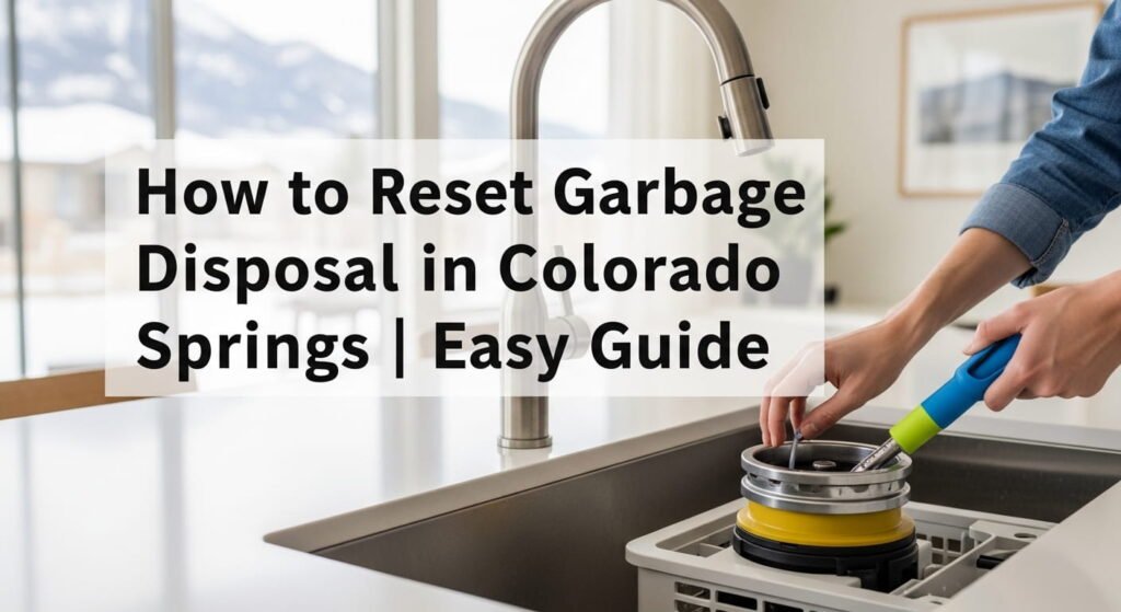 How to Reset Garbage Disposal in Colorado springs and Fix Issues Easily at Home