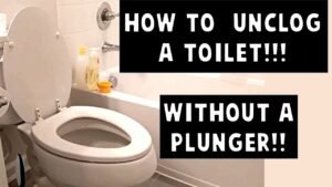 How to Unclog a Toilet Without a Plunger