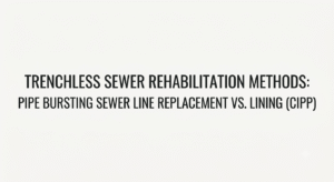 Pipe Bursting Sewer Line Replacement vs. Lining