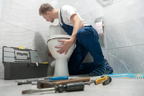 Method 3: Pour from height (the plumber's version)
