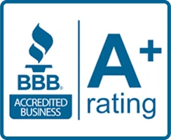 BBB Accredited A+ Rating badge for Appoint Your Plumber in Colorado Springs, CO